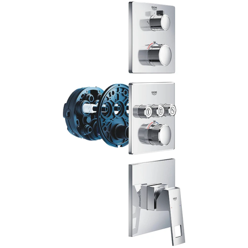 Смеситель для душа GROHE Grohtherm 24079000 термостатический встраиваемый хром